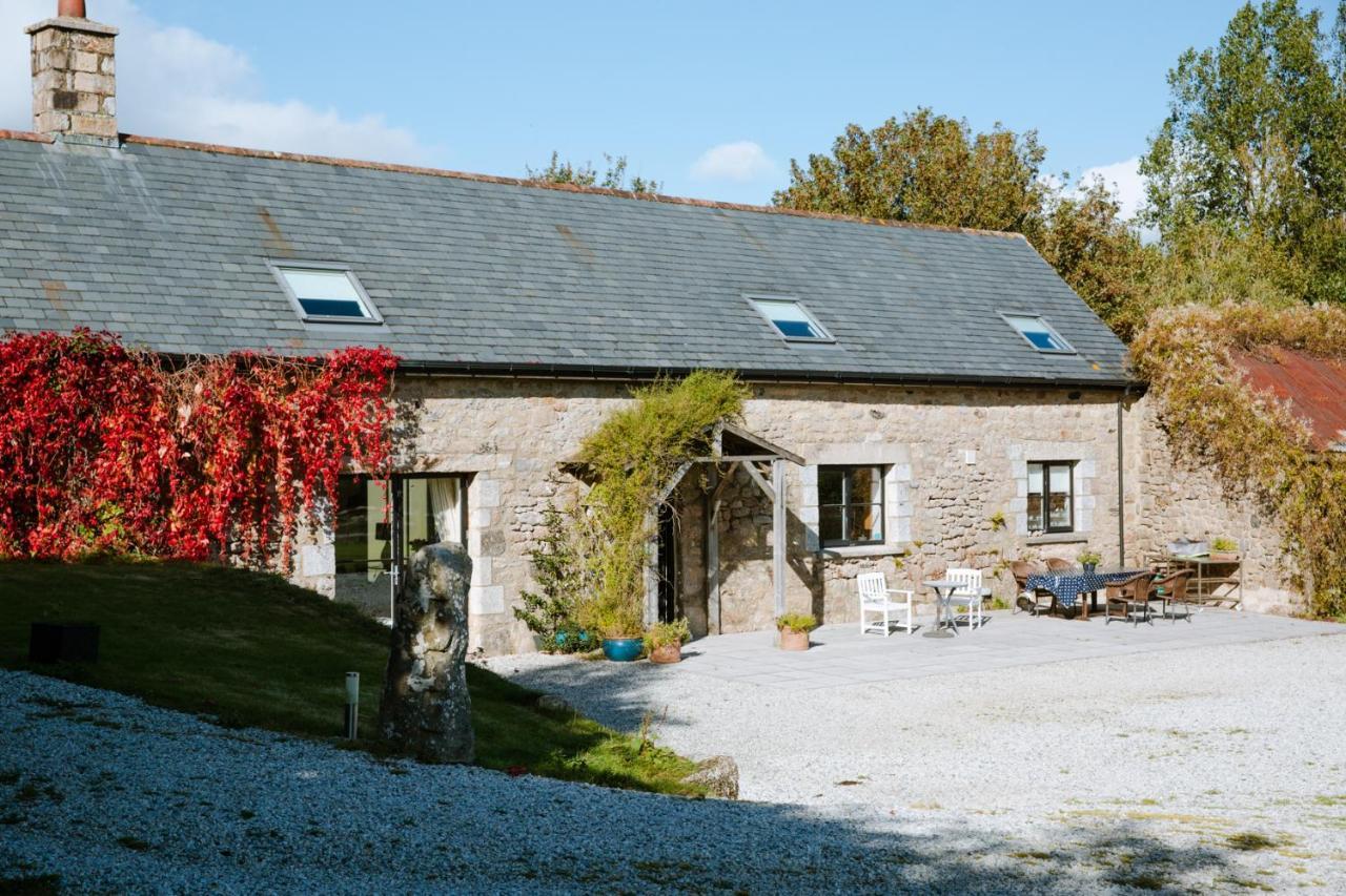 Higher Weddicott Barn Holiday Cottage - Self Catering Chagford Eksteriør billede