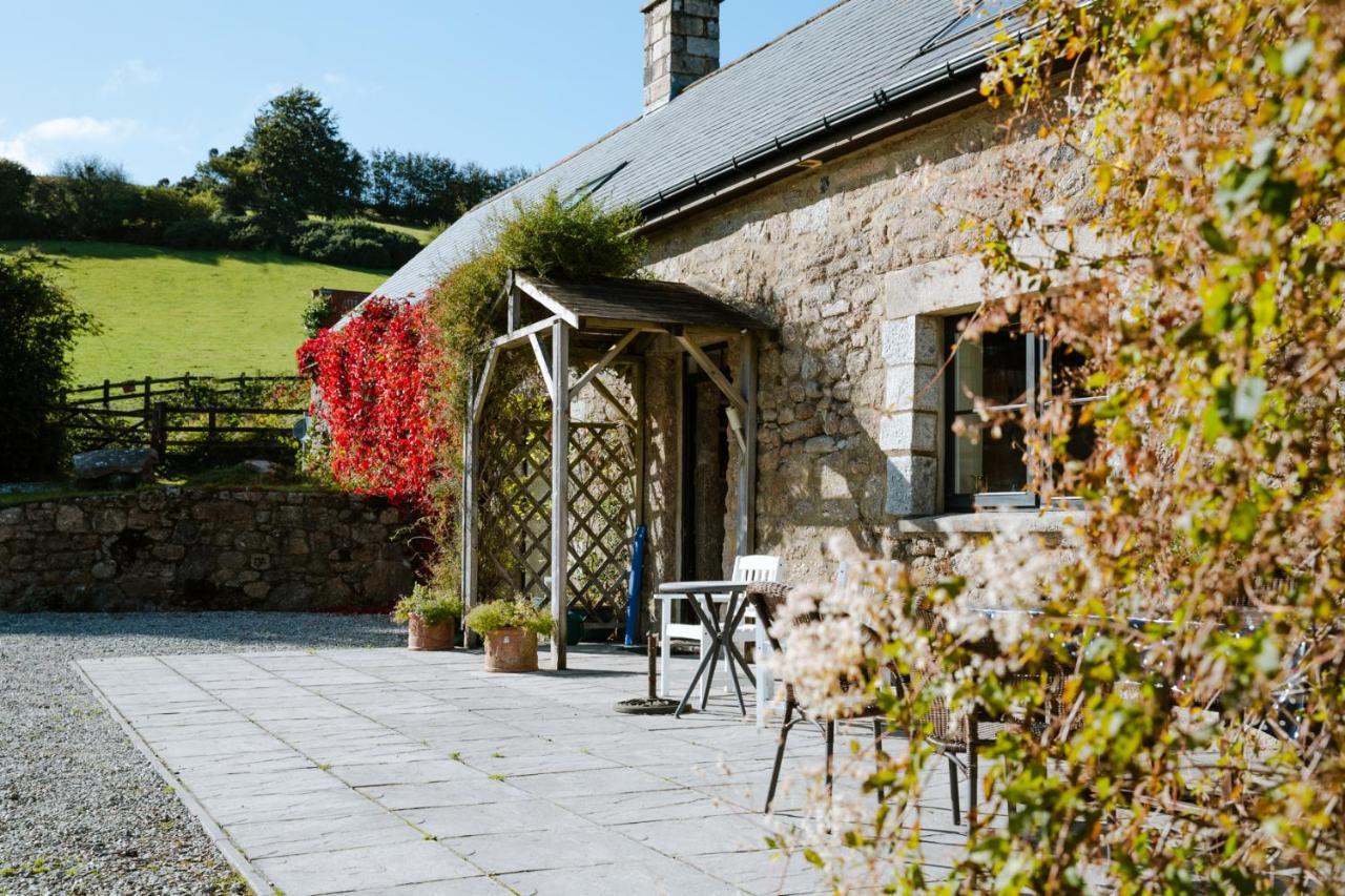 Higher Weddicott Barn Holiday Cottage - Self Catering Chagford Eksteriør billede