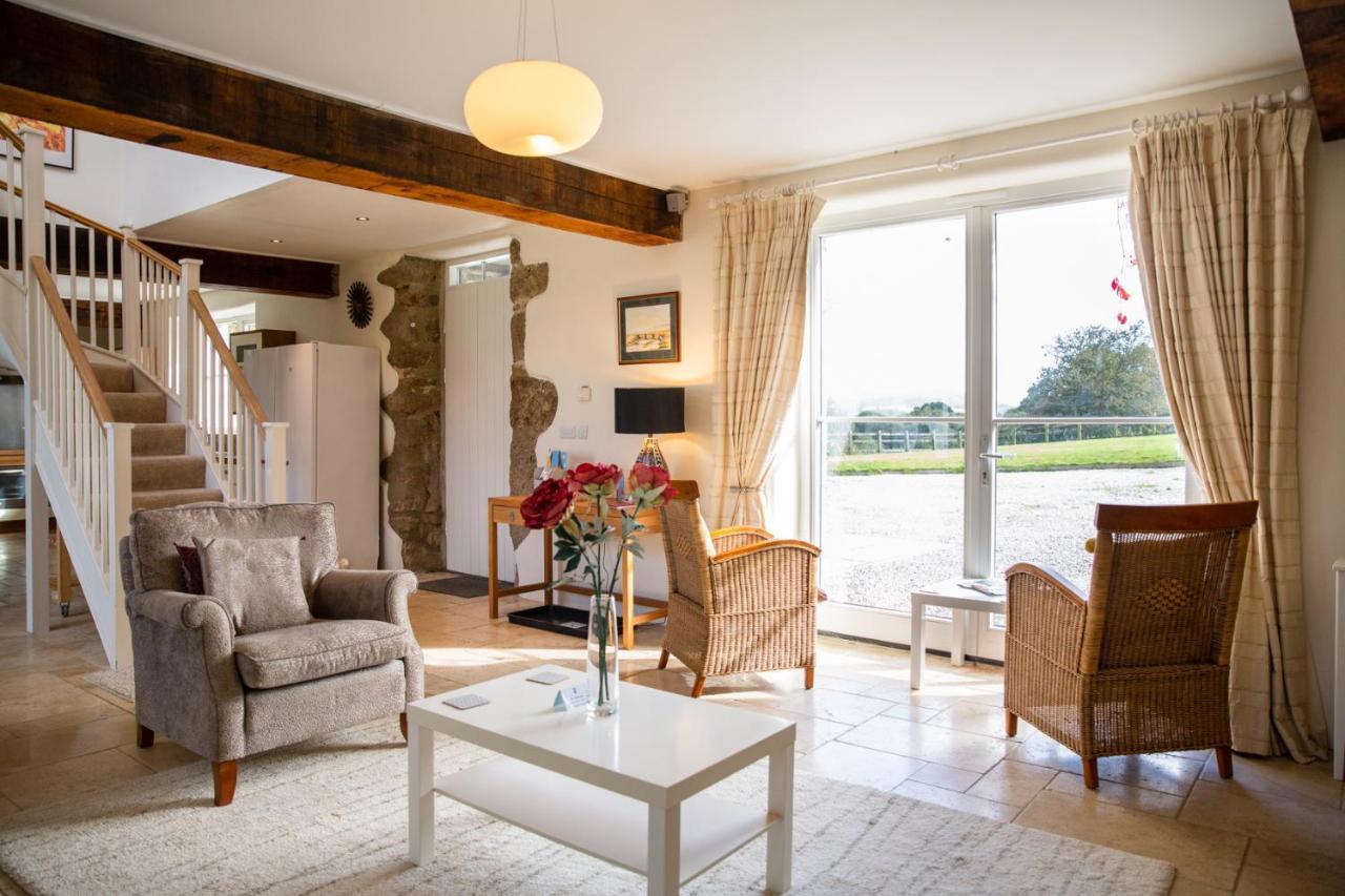 Higher Weddicott Barn Holiday Cottage - Self Catering Chagford Eksteriør billede